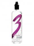 A bottle of 3 Vodka Black Raspberry