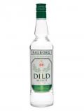 A bottle of Aalborg Dild (Dill) Akvavit