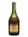 A bottle of Aberlour 10 Year Old V.O.H.M Speyside Single Malt Scotch Whi