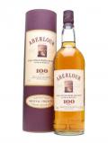 A bottle of Aberlour 100 Proof Speyside Single Malt Scotch Whisky