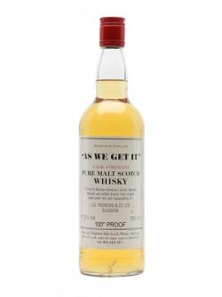 Aberlour-Glenlivet / As We Get It Speyside Single Malt Scotch Whisky