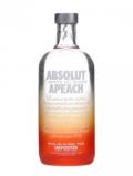 A bottle of Absolut Apeach Vodka