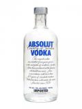 A bottle of Absolut Blue Vodka