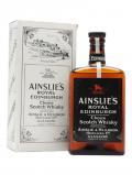 A bottle of Ainslie's Royal Edinburgh / Bot.1950s Blended Scotch Whisky