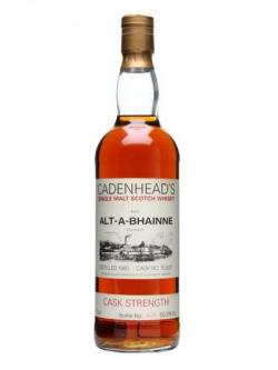 Allt-A-Bhainne 1980 / Cask #100027 Speyside Single Malt Scotch Whisky
