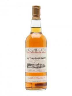 Allt-a-Bhainne 1980 / Cask #100029 / Cadenhead's Speyside Whisky