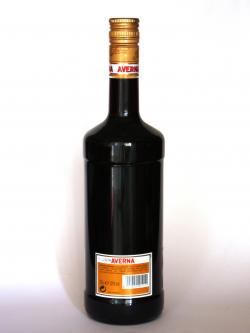 Amaro Averna Liqueur Back side