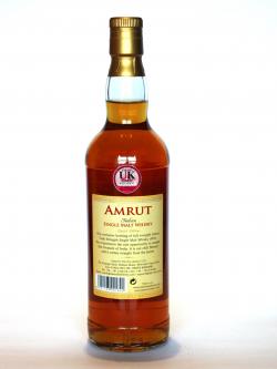 Amrut 2007 Limited Edition Cask Strength Back side