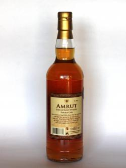 Amrut Double Cask Back side