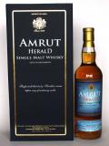A bottle of Amrut Herald