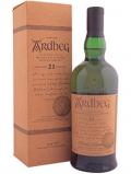 A bottle of Ardbeg 21 Year Old / Committee Bottling Islay Whisky
