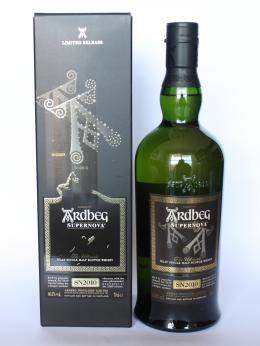 a bottle of Ardbeg Supernova sn2010