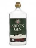 A bottle of Arpon Gin / Bot.1970s / Gold Cap