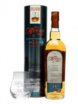 Arran 14 Year Old / Glass Pack Island Single Malt Scotch Whisky