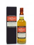 A bottle of Arran Single Cask Rum Finish