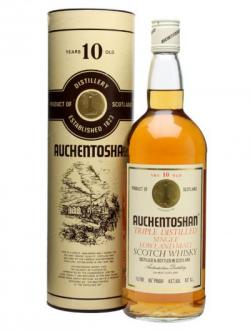 Auchentoshan 10 Year Old / Travel Retail / Bot.1980s Lowland Whisky