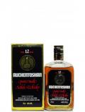 A bottle of Auchentoshan Pure Malt Scotch 12 Year Old