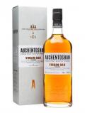 A bottle of Auchentoshan Virgin Oak Lowland Single Malt Scotch Whisky