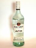 A bottle of Bacardi Carta Blanca