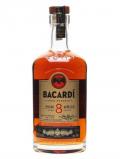 A bottle of Bacardi Carta Ocho
