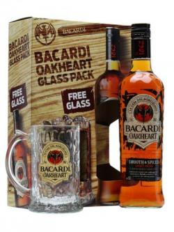 Bacardi Oakheart Spiced Rum / Glass Pack