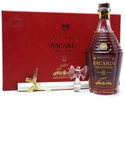 Bacardi Rum 8 Year Old Millennium / Baccarat Crystal