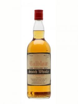 Balblair 10 Year Old / 100 Proof / Bot.1980's / G&M Highland Whisky
