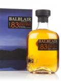 A bottle of Balblair 1983 - 1st Release