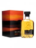A bottle of Balblair 1991 Highland Single Malt Scotch Whisky