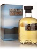 A bottle of Balblair 2001