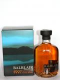 A bottle of Balblair Vintage 1997