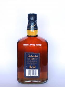 Ballantine's 12 year old Special Reserve Gold Seal Back side