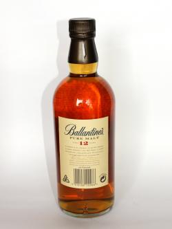 Ballantine's Pure Malt 12 year Back side