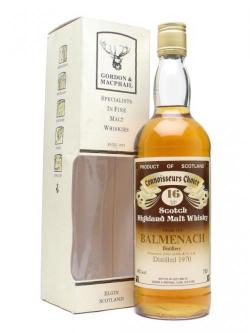 Balmenach 1970 / 16 Year Old / Connoisseurs Choice Speyside Whisky