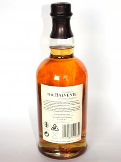 Balvenie 14 year Golden Cask Back side