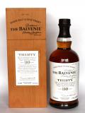 A bottle of Balvenie 30 year