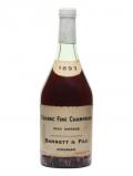 A bottle of Barnett& Fils 1893 Fine Champagne Cognac