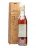 A bottle of Baron de Lustrac 1957 Armagnac
