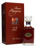 A bottle of Baron de Sigognac 25 Year Old / Decanter