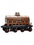 A bottle of Beam's Tank Car Decanter Kentucky Straight Bourbon Whiskey