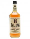 A bottle of Bellow's 4 Year Old Bourbon Kentucky Straight Bourbon Whiskey