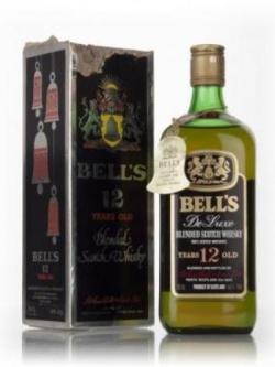 Bell's 12 Year Old De Luxe (Black Christmas Box) - 1970s