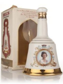 Bells Queen Elizabeth II 60th Birthday 1986 Decanter