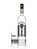 A bottle of Beluga Noble Vodka with Branded Glass