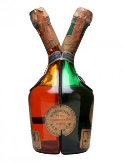 Benedictine Liqueur / 2 Part Bottle / Bot.1950s