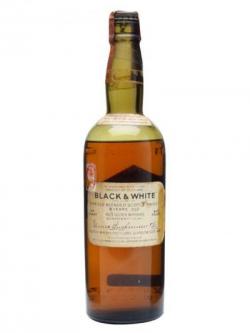 Black& White 8 Year Old / Bot.1930s Blended Scotch Whisky
