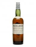 A bottle of Black& White / Bot.1940s / Cork Stopper Blended Scotch Whisky