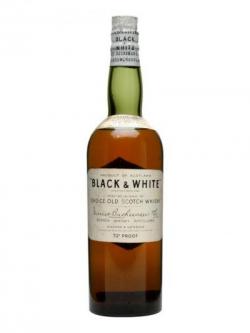 Black& White / Bot.1940s / Cork Stopper Blended Scotch Whisky