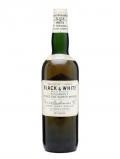 A bottle of Black& White / Bot.1950s / Spring Cap Blended Scotch Whisky