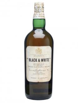 Black& White / Bot.1960s / Spring Cap Blended Scotch Whisky